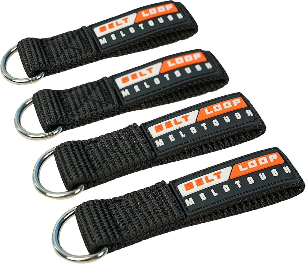 MELOTOUGH Suspenders Loop Attachment Heavy Duty Belt Loops Attachment -  4 Pack