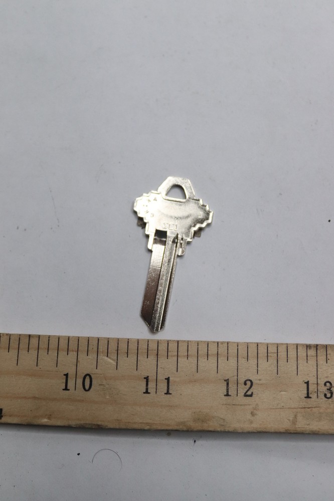 Hy-Ko Key Blank Brass Nickel SC1