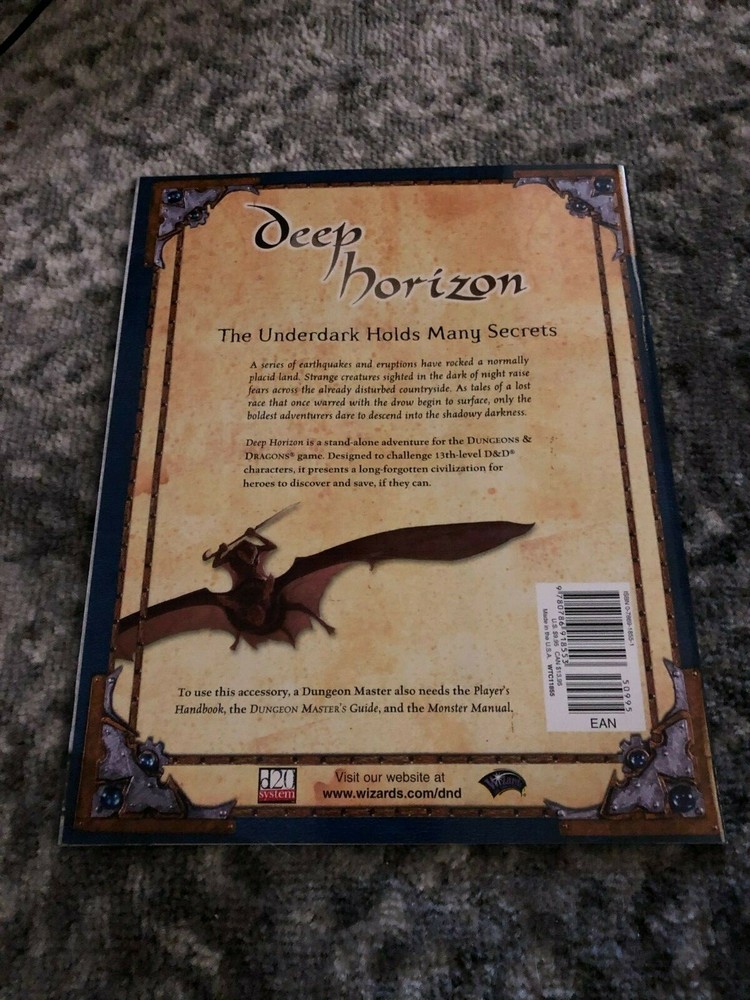 D&D Module Deep Horizon Wizards of the Coast