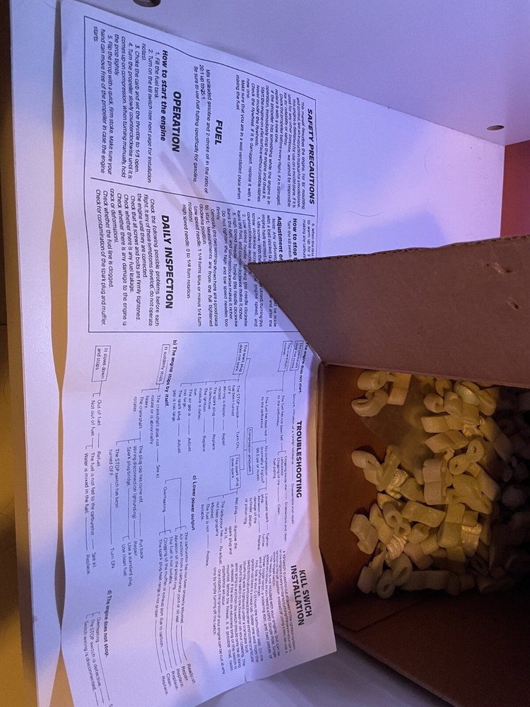 Rare. New (Opened) Zenoah G23 Engine