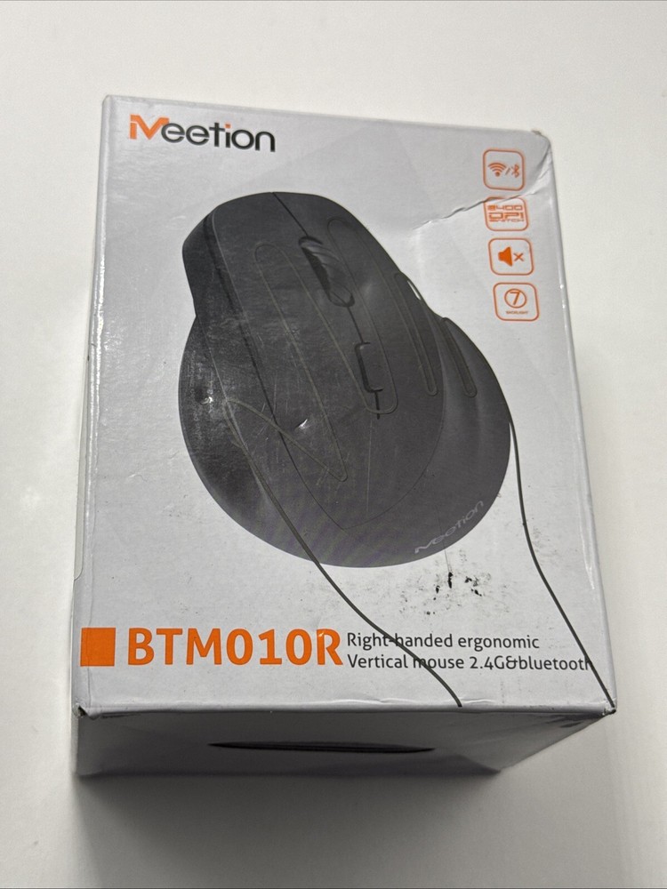 MEETION Ergonomic Vertical Mouse, Wireless Vertical Mouse. Bluetooth