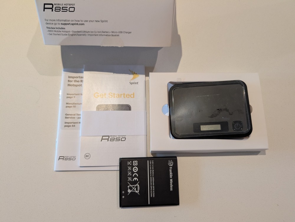 Franklin R850 Wireless Mobile Hotspot - Black - Sprint