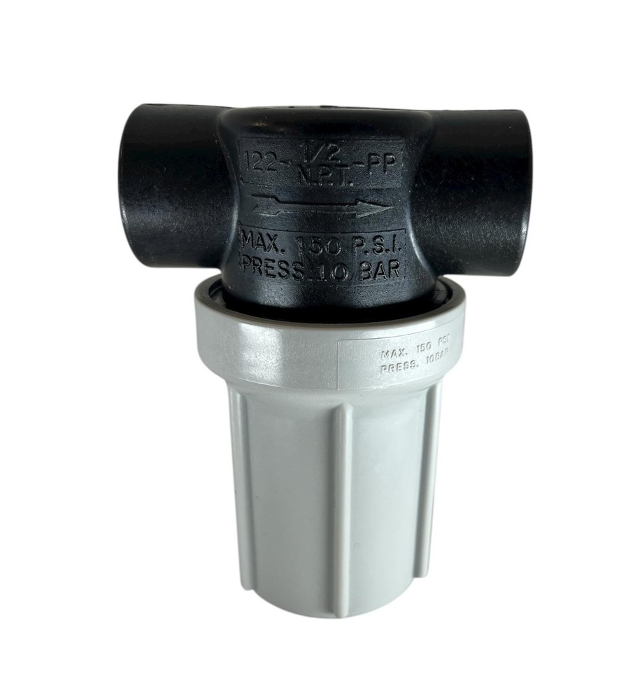 TeeJet AA122-1/2-PP-50 Strainer - Polypropylene