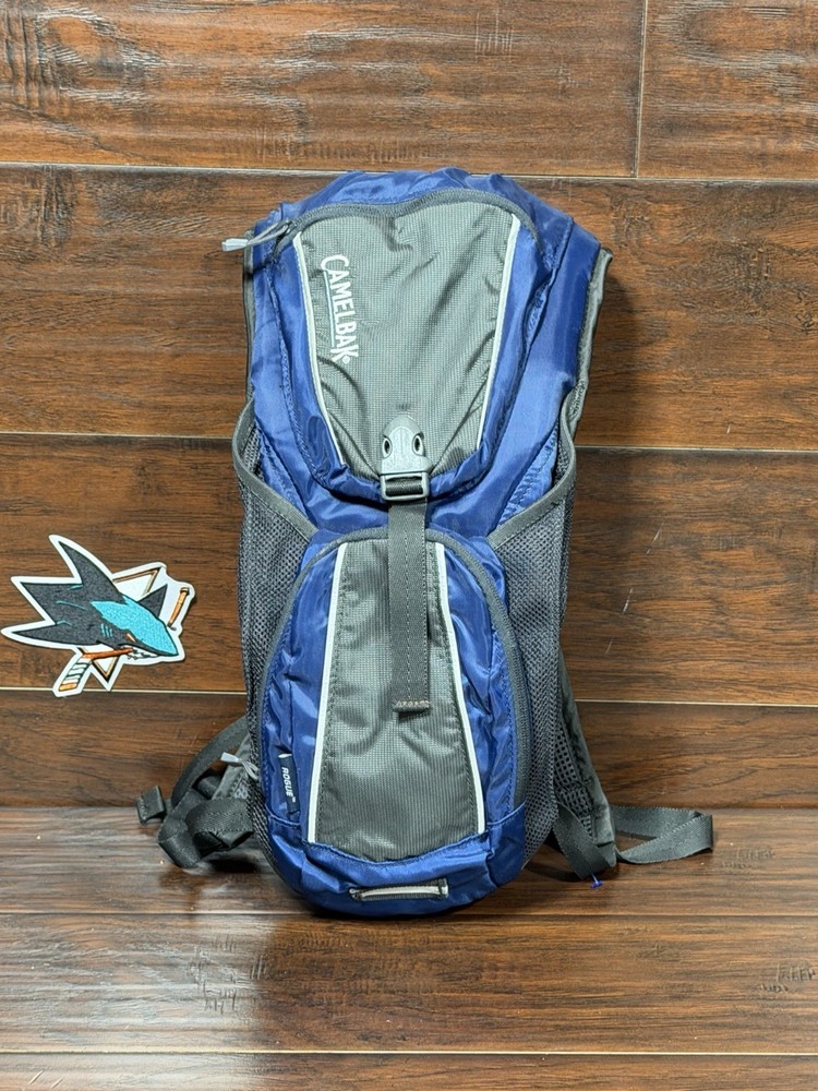 Camelbak Rogue Hydration Pack Blue No Bladder Hiking Running Backpack Used