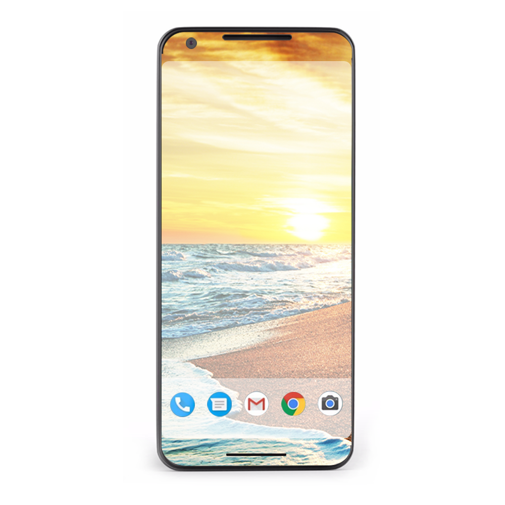 Google Pixel 2 Skins Decal Wrap Ocean Sunset