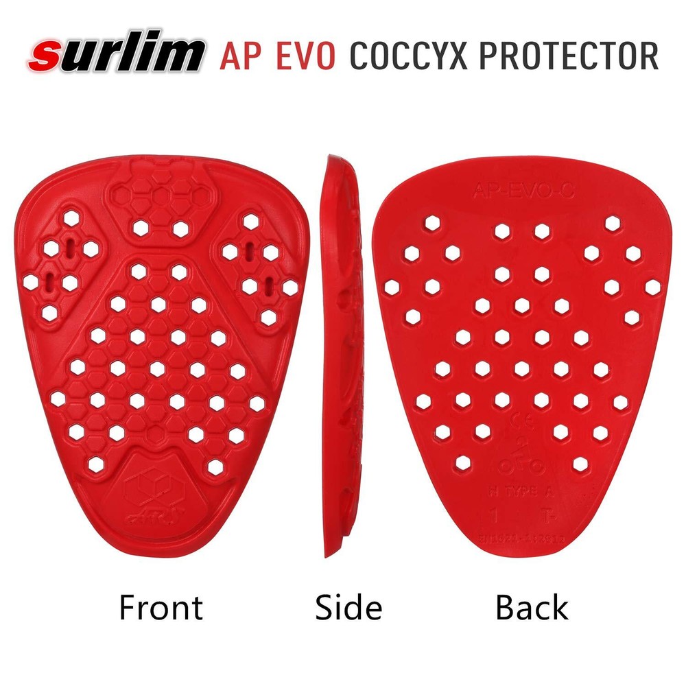 Coccyx Protector CE Insert Armor Motorcycle Pants Replacement Pads
