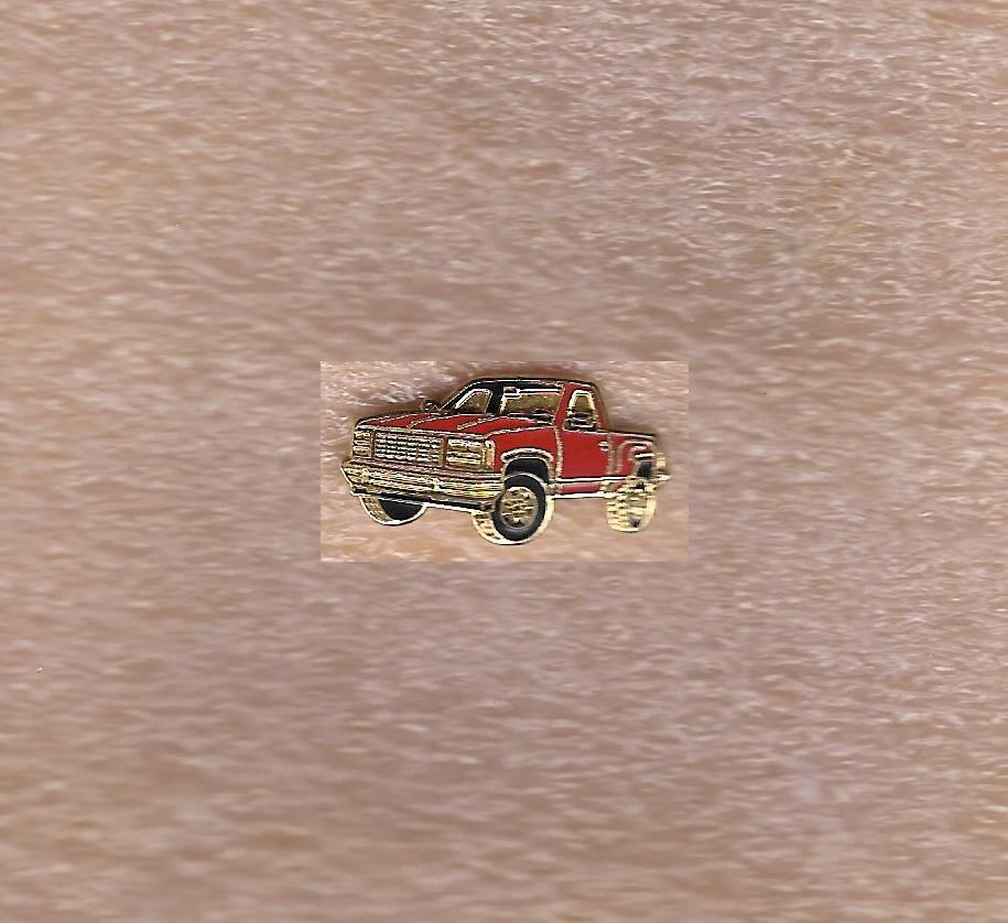 CAR RED CANADA PIN