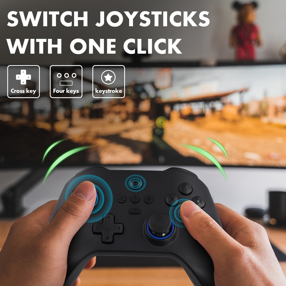 Z03 Gamepad Hall Crank Cut Trigger Keys Somatic for Android IOS PC2012
