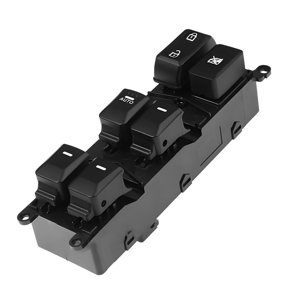 Power Window Control Switch Button Driver Side Front Black For Kia Rio 2012-2015