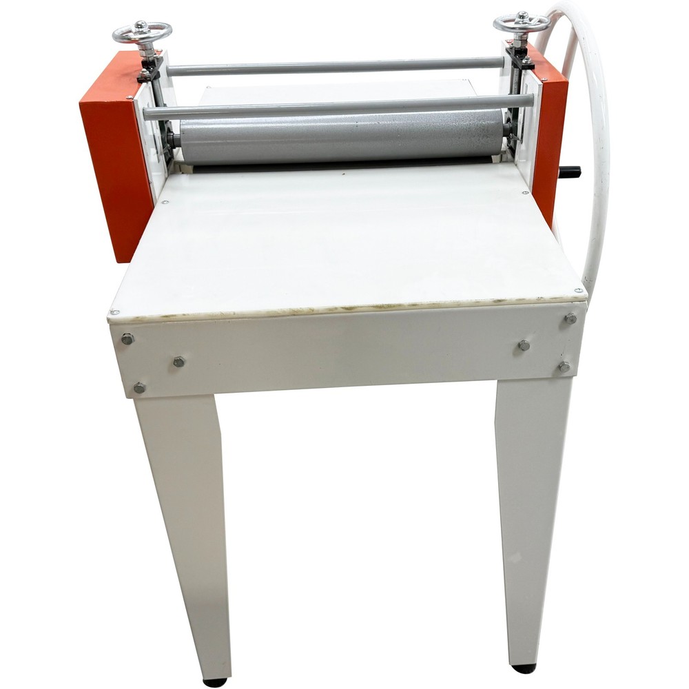Dual Roller Ceramic Clay Slab Roller Machine with Large Handwheel & Scale Ruler