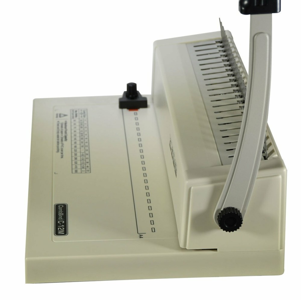 Binding Machine Model C-12M Free Box of 100 PCS 5/16” Comb Binding Spines
