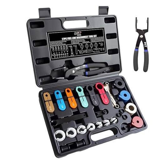 SGT 27pc Fuel Line Disconnect Tool Set,Master Quick Disconnect Tool Kit with