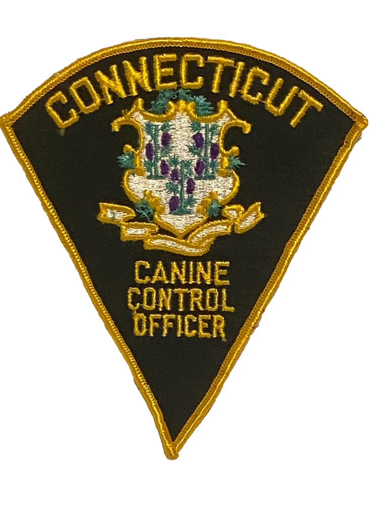 Connecticut Canine Control Officer Embroidered Patch Obsolete