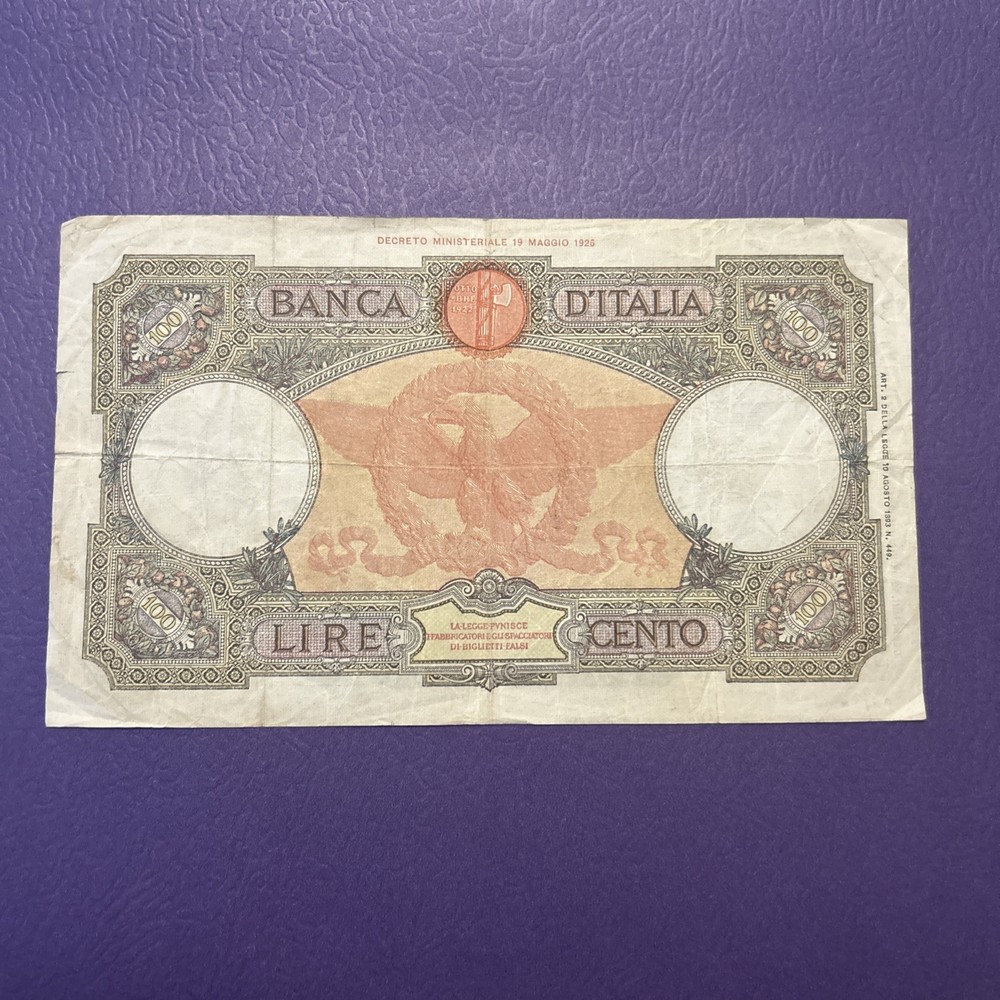 Italia- 100 lire-1935
