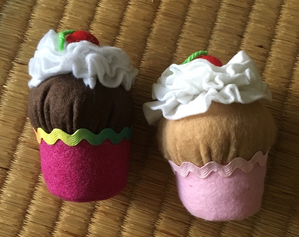 Handmade Cupcake Pincushion
