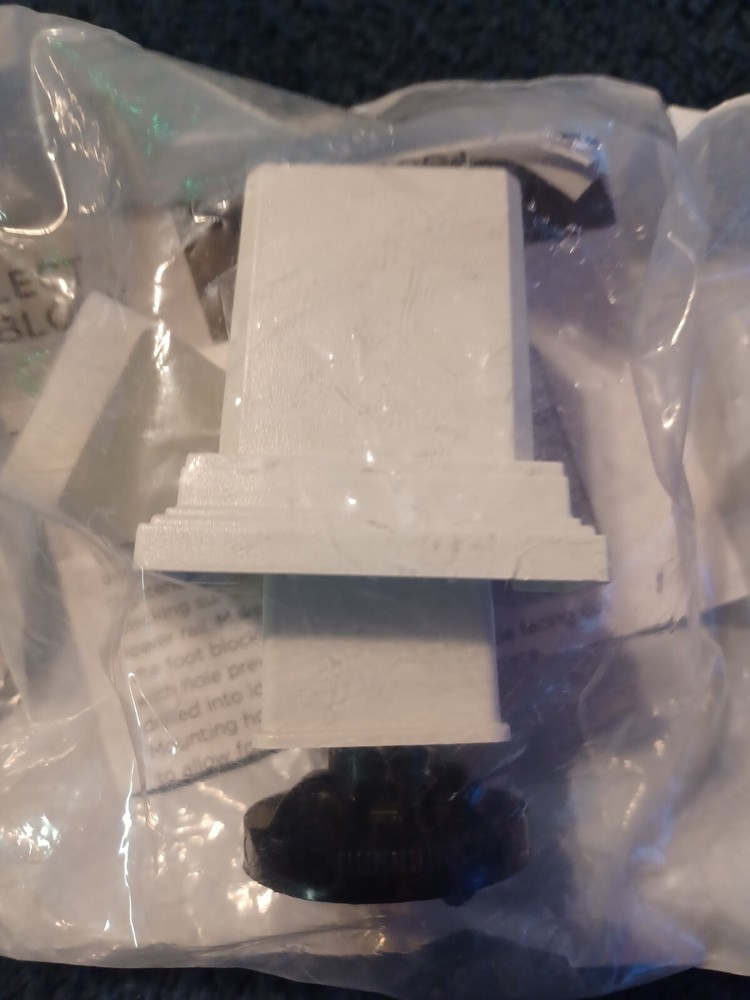 Trex Transcend Adjustable Foot-Block PC Color White WTFTBLKPC