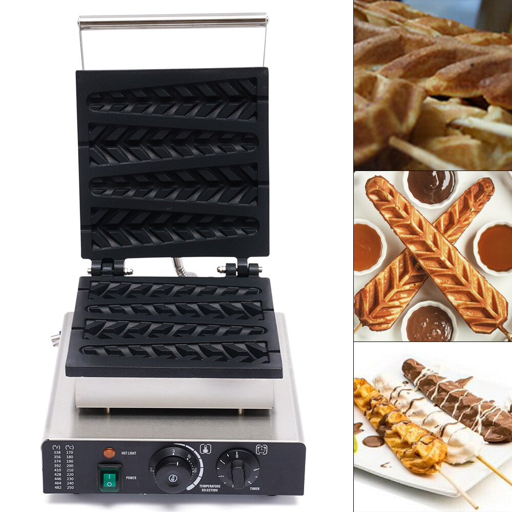 Electronic Commercial Electric Lolly Waffle Stick Baker Machine Waffle Maker