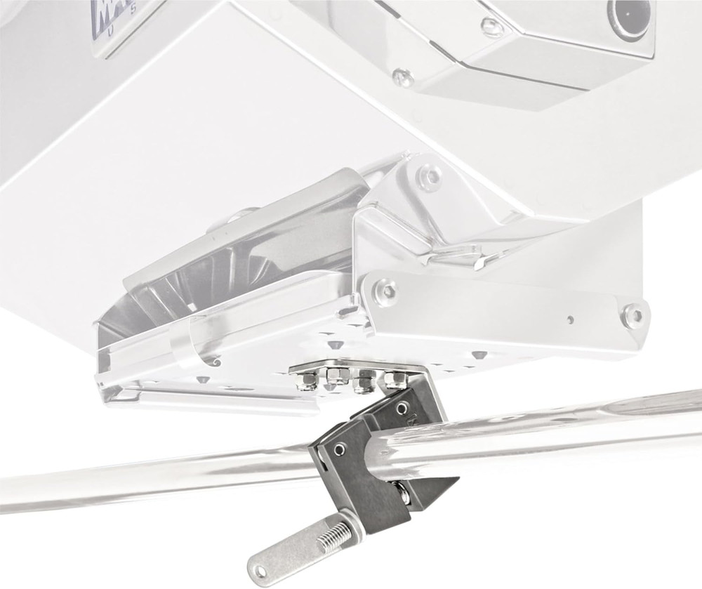 T10-380 Single Mount for Rectangular Grill and Fillet Table round Rail Mount |