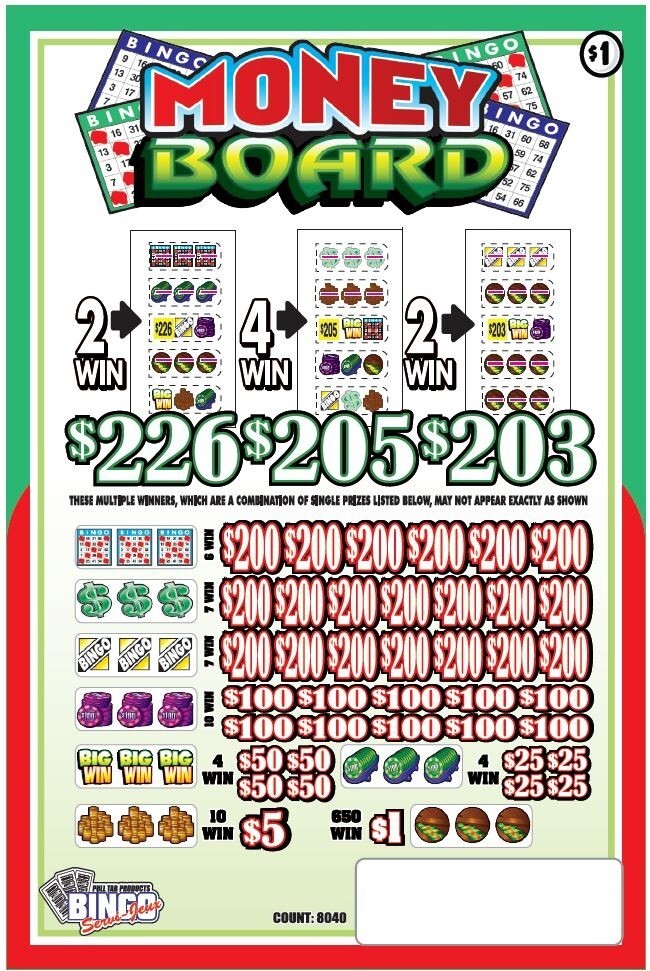NEW pull tickets MONEY BOARD - Instant Tabs