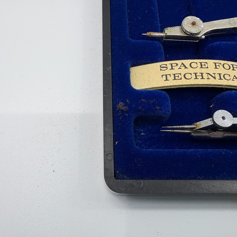 Dietzgen Satellite Drafting Set Germany Compass Divider Hard Case