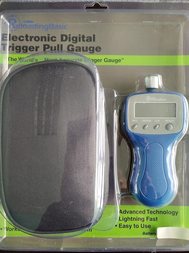 Precision RD Electronic Trigger Pull Gauge – Up To 12 lbs with Metric Conversion