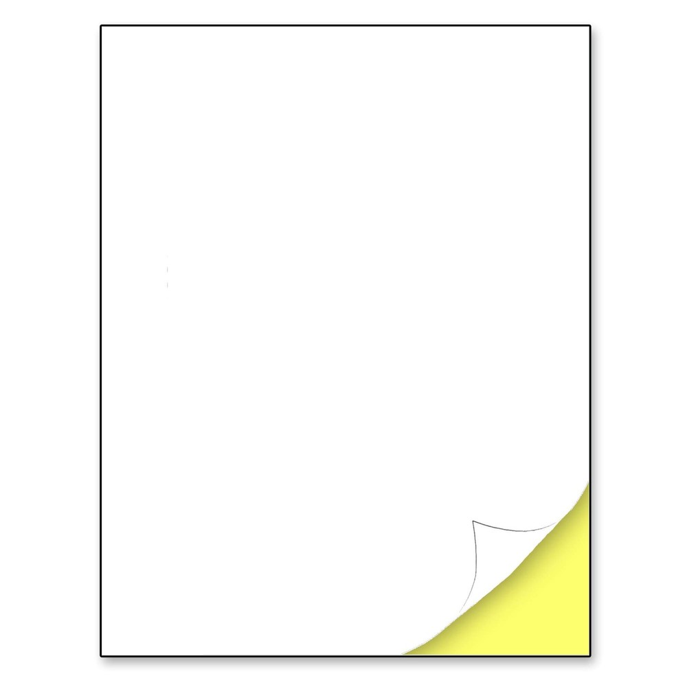 30 Sheets, Printable White Sticker Paper, 8.5" x 11" | 30 sheets,