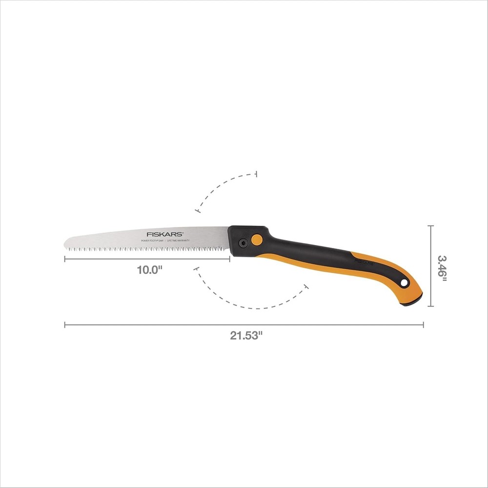 Fiskars Power Tooth Softgrip 10 in. Blade Pruning Saw