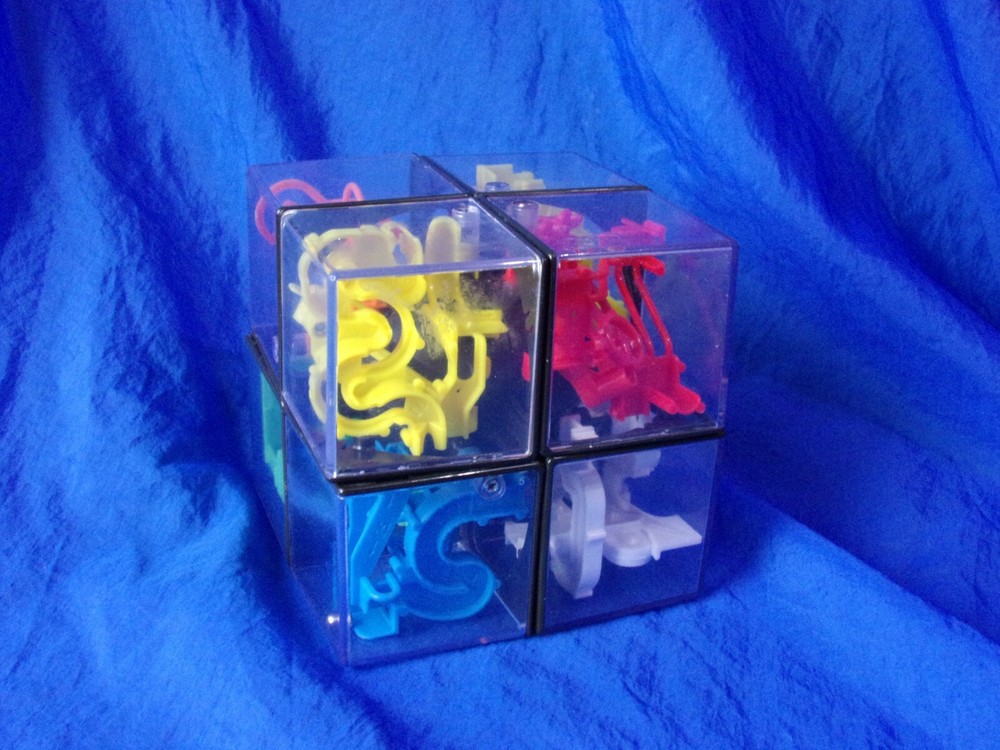 Rubik’s Perplexus Hybrid Mind Challenging Puzzle Maze w/ 100 Obstacles