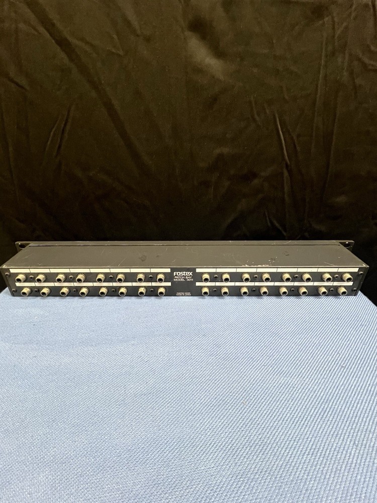 Fostex 3011 RCA/Component Patch Bay Panel - 19" Rack Mount Unit Free Shipping