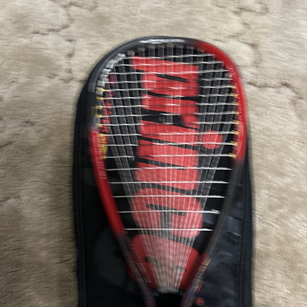 Genuine Prince Power Ring Pro Titanium Mesh Graphite Squash Racket *Needs Grip*