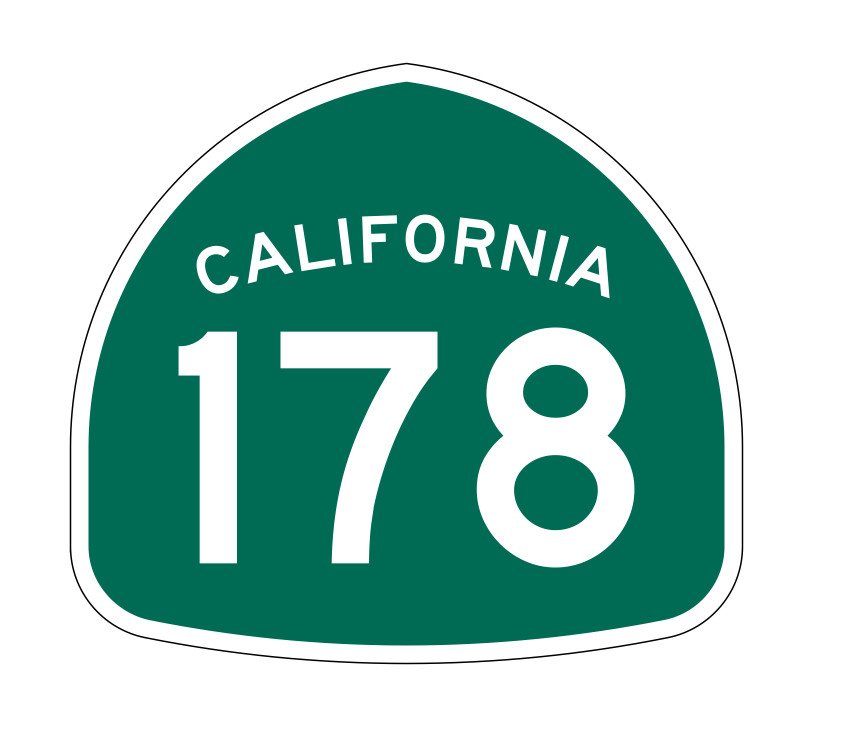 California State Route 178 Sticker Decal