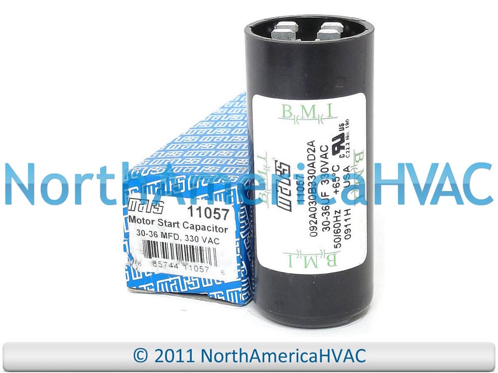 Motor Start Capacitor 30-36 MFD  330 VAC MARS 11057