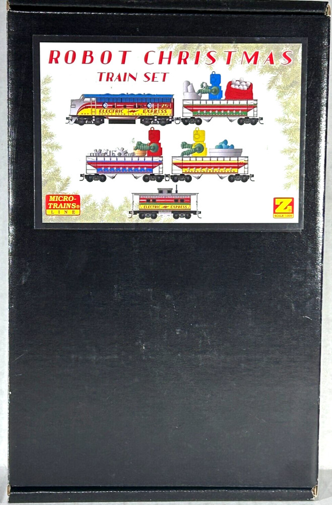 MICRO-TRAINS Z SCALE ROBOT CHRISTMAS TRAIN SET   99421100