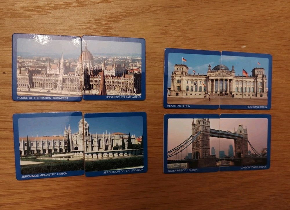 Brain Game Memory Card Game Famous Landmarks Readers Digest
