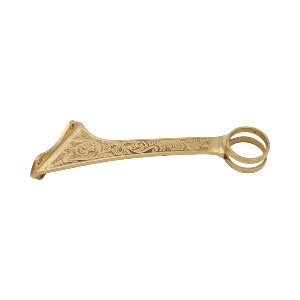 Swing Arm Cast Solid Brass Bar Foot Rail 2 inches