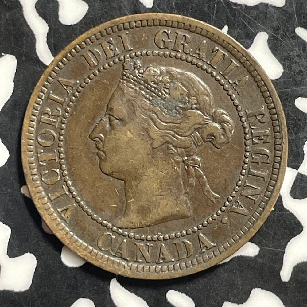 1887 Canada Large Cent Lot#C0675 Nice!