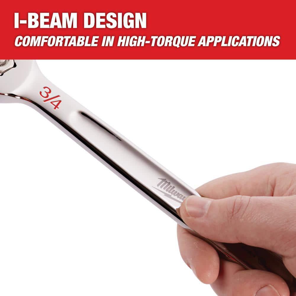 Combination SAE Wrench Mechanics Tool Set (15-Piece)