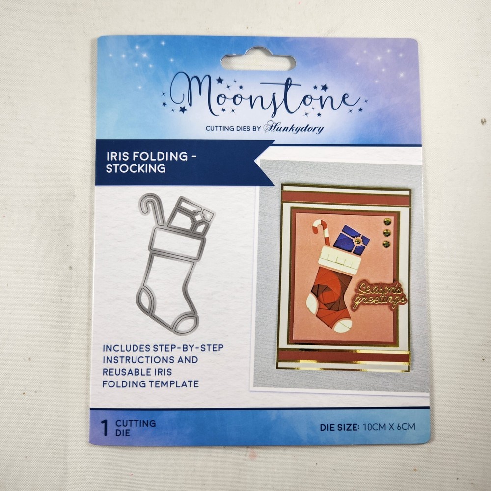 Moonstone Cutting Dies Iris Folding Stocking