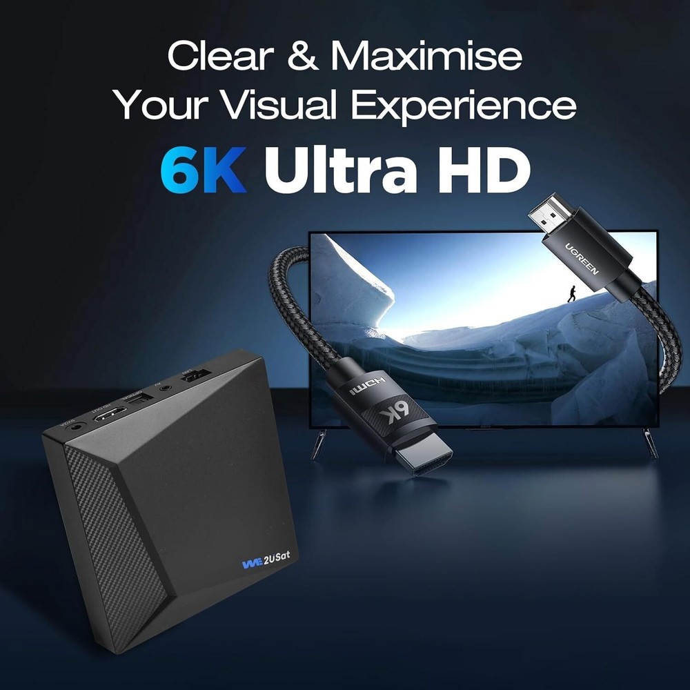 We2USat K3 PRO Android TV Box 4K HDR Set-Top Box