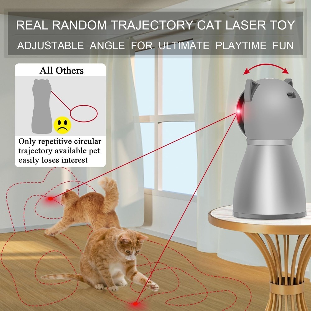 Interactive Laser Cat Toy for Indoor Cats