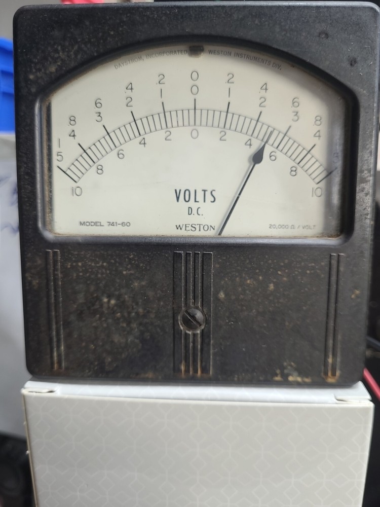 Weston Dc Voltmeter Model 741-60