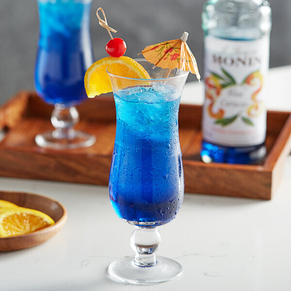 Monin Premium Blue Curacao Flavoring Syrup