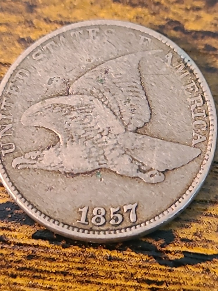1857 Flying Eagle One Cent VG