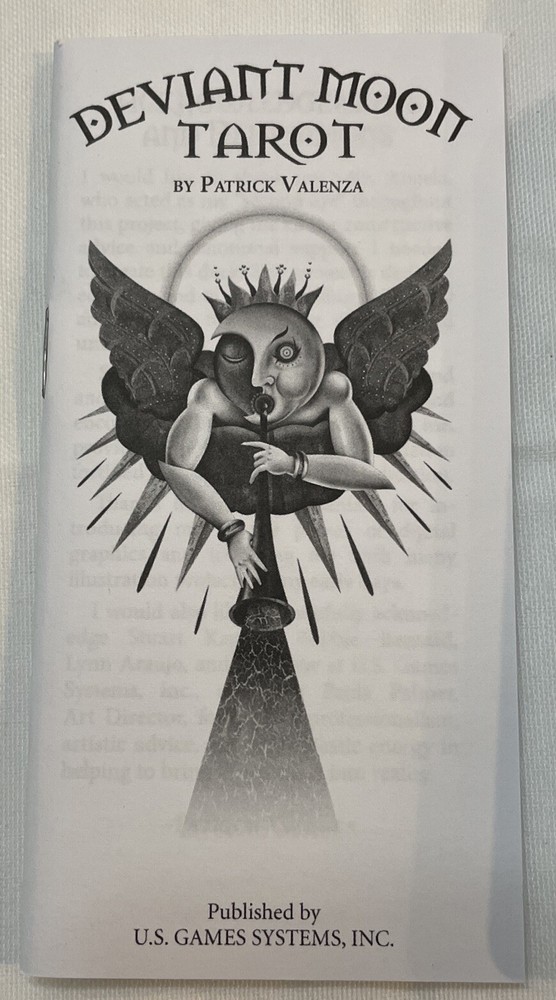 Deviant Moon Premier Edition Tarot Kit, Complete wth Deck, Book, Spread Sheet!