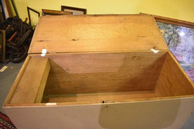 Antique 1800’s 6 Board Primitive Blanket Chest