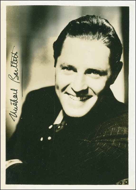 MICHAEL BARTLETT - PHOTOGRAPH SIGNED