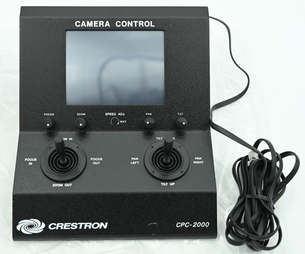 Crestron CPC-2000 6 Inch Color Touchscreen Camera Control Dual Joystick