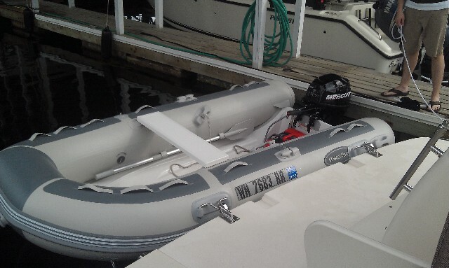 Snap Davits for Inflatable dinghy & Swim Platform with Quick Release kit