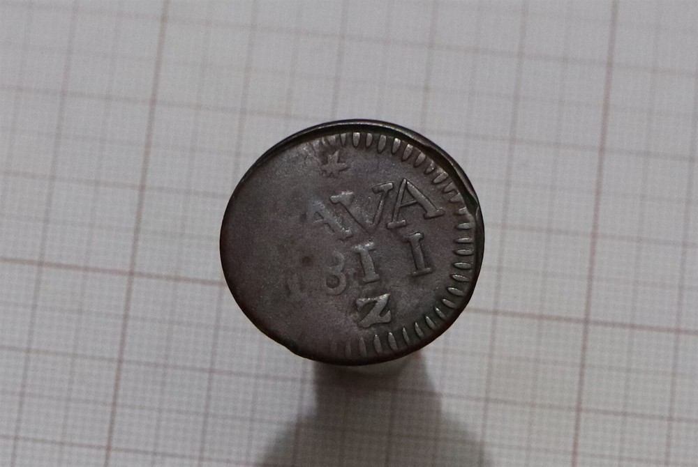 🧭 🇮🇩 NETHERLANDS INDIES JAVA 1/2 STIVER 1811 Z B66 #K3143