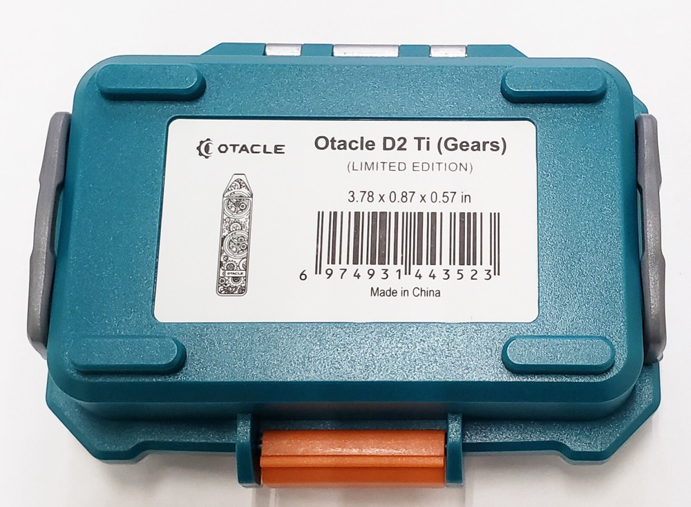 Olight Otacle D2 Ti Gears Multi-Bit Driver w/Fidget Slider & Gear Etching Limite